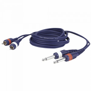 An image of the DAP RCA Phono Male to Mono Jack audio cable