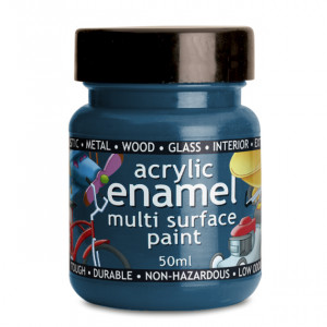 Polyvine Acrylic Enamel Paint French Blue 50ml