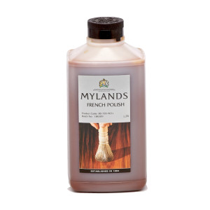 Mylands French Polish 1 litre produces a warm and dark transparent coating