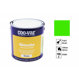 Coo-Var Glocote Fluorescent Paint Green 2.5L