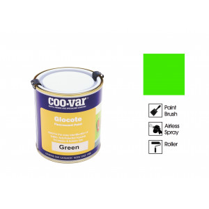 Coo-Var Glocote Fluorescent Paint Green 500ml