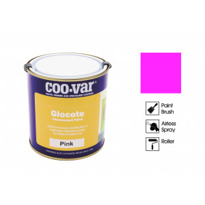Coo-Var Glocote Fluorescent Paint Pink 1L