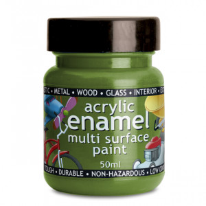 Polyvine Acrylic Enamel Paint Lime 50ml