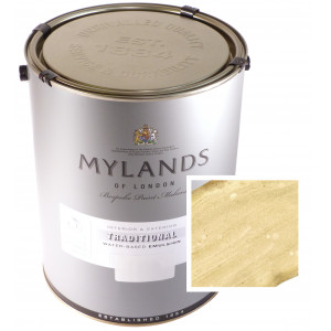Mylands Rich Gold Metallic Paint (Acrylic) 2.5 Litre