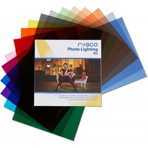 An Image of the Rosco Photo lighting gel filter kit