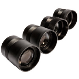 An Image of all the lenses available for the Rosco X-Effects Projector