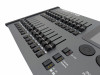 An image of the all of the 20 faders upon the front of the FLX Console