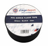 An Image of the Stage Depot Black Dance floor tape