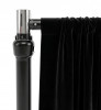 Stage Depot Pipe & Drape corner with pipe, drape and crossbar all attached to the system