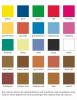 Polyvine colour chart with the available colour options